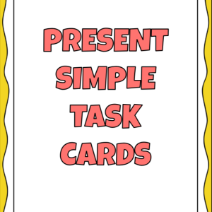 Present Simple Task Cards